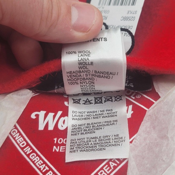 New Authentic Mens KANGOL 504 100% Wool 0258BC Cap Size M Medium Red NWT - Picture 15 of 15